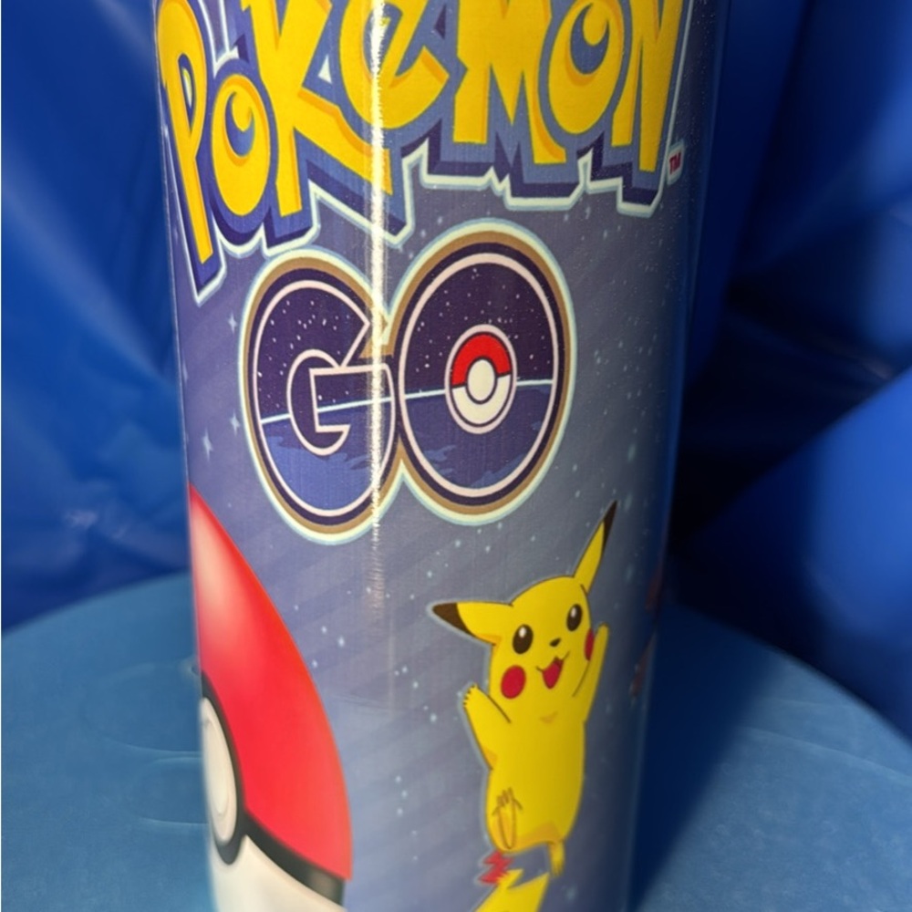 Pokemon Blue and Yellow Tumbler with Pikachu